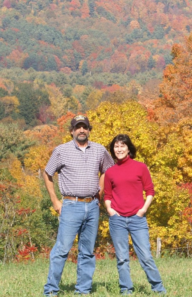 kevin and karen, owners of the mack brook farm
